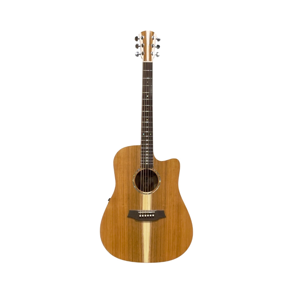 Cole Clark Studio Dreadnought All Solid Australian Blackwood Acoustic-Electric Guitar - Made China & Australia