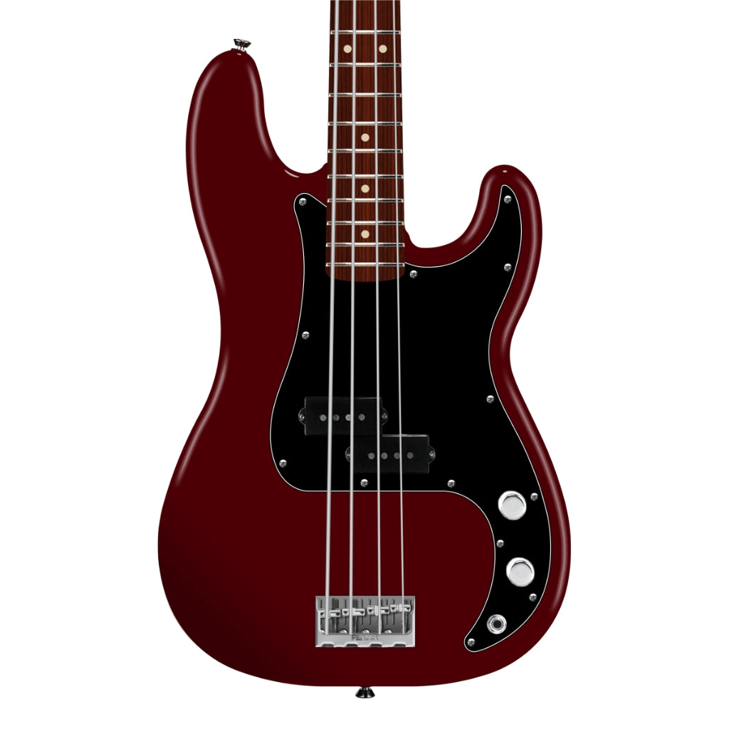 Fender American Professional Precision Bass Guitar - Oxblood, Rosewood Fingerboard