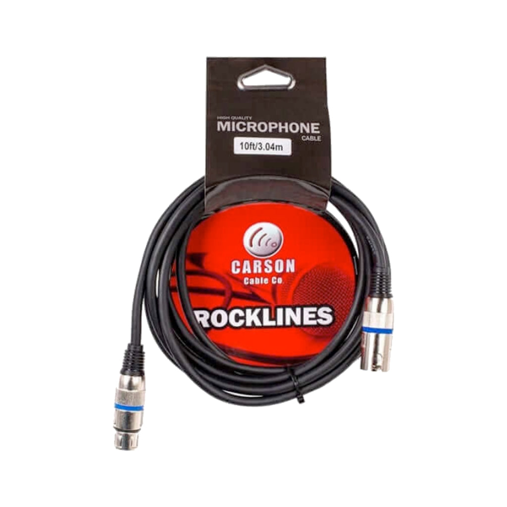 Rockline Audio Patch Cable 10ft XLR M to XLR F