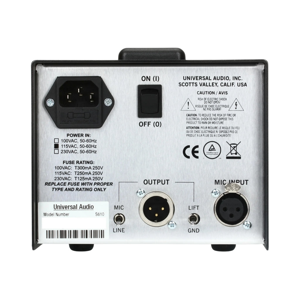 Universal Audio - SOLO/610 - Tube Desktop Microphone Preamp