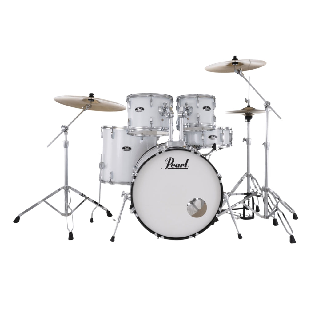 Pearl - Roadshow-PLUS 5pc 22" Drum Package with Pearl Cymbals - Pure White