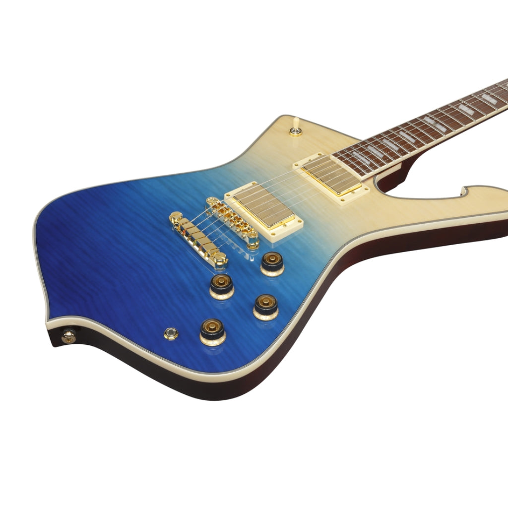 Ibanez - IC420FM Electric Guitar - Transparent Blue Gradation