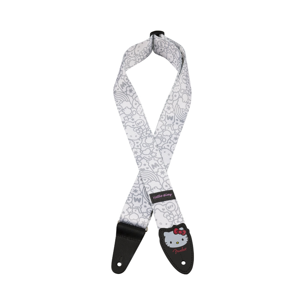Fender x Hello Kitty - White Poly Strap - 2 inches
