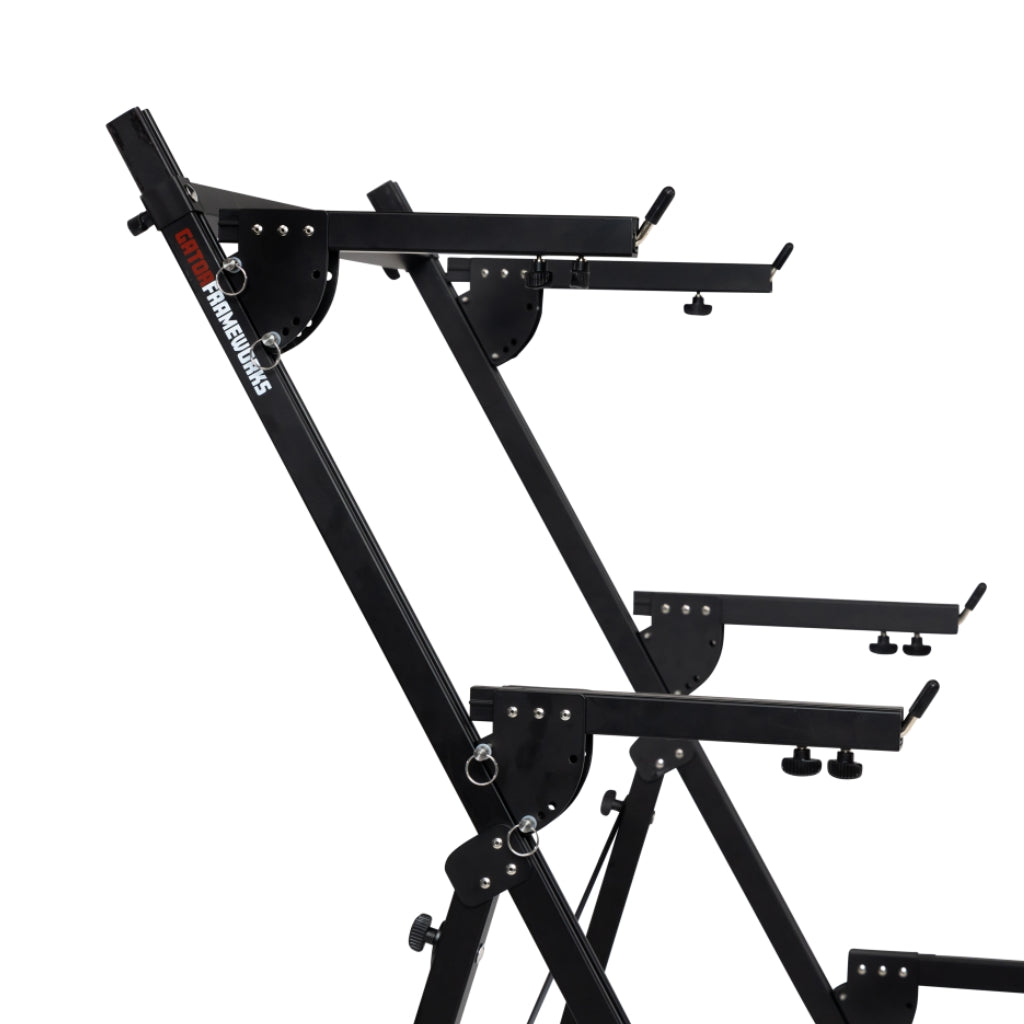 Gator - Frameworks GFW-KEY3TIER-A 3-tier A-frame - Keyboard Stand