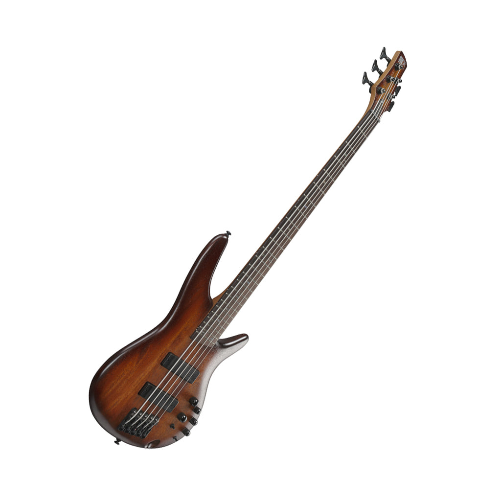 Ibanez SR505A 5-String Electric Bass Bartolini Pickups - Mahogany Brown Burst Low Gloss