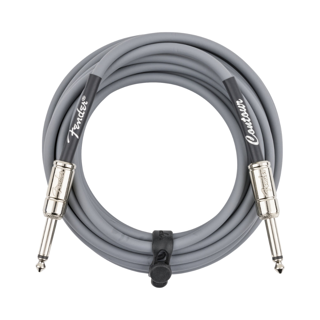 Fender - Contour Series Instrument Cable - Inca Silver, 18.6 feet