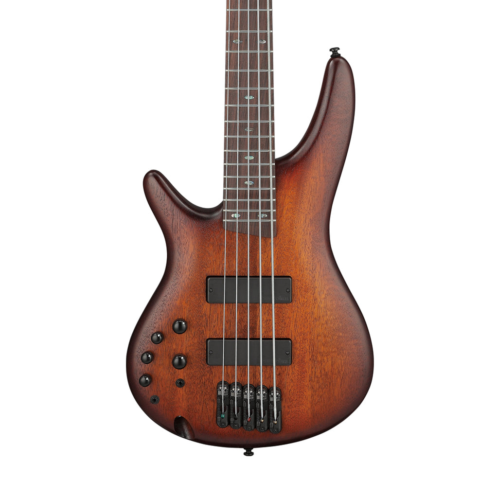 Ibanez SR505AL 5-String Left Handed Electric Bass Bartolini Pickups - Mahogany Brown Burst Low Gloss