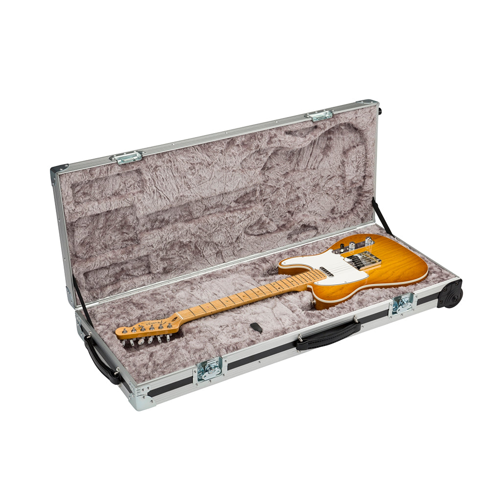 Fender - CEO Flight Case with Wheels - Black and Silver