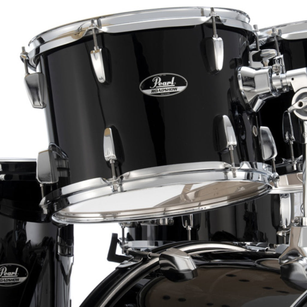 Pearl - Roadshow 22" 5pc Drum Kit Package with Cymbals - Jet Black