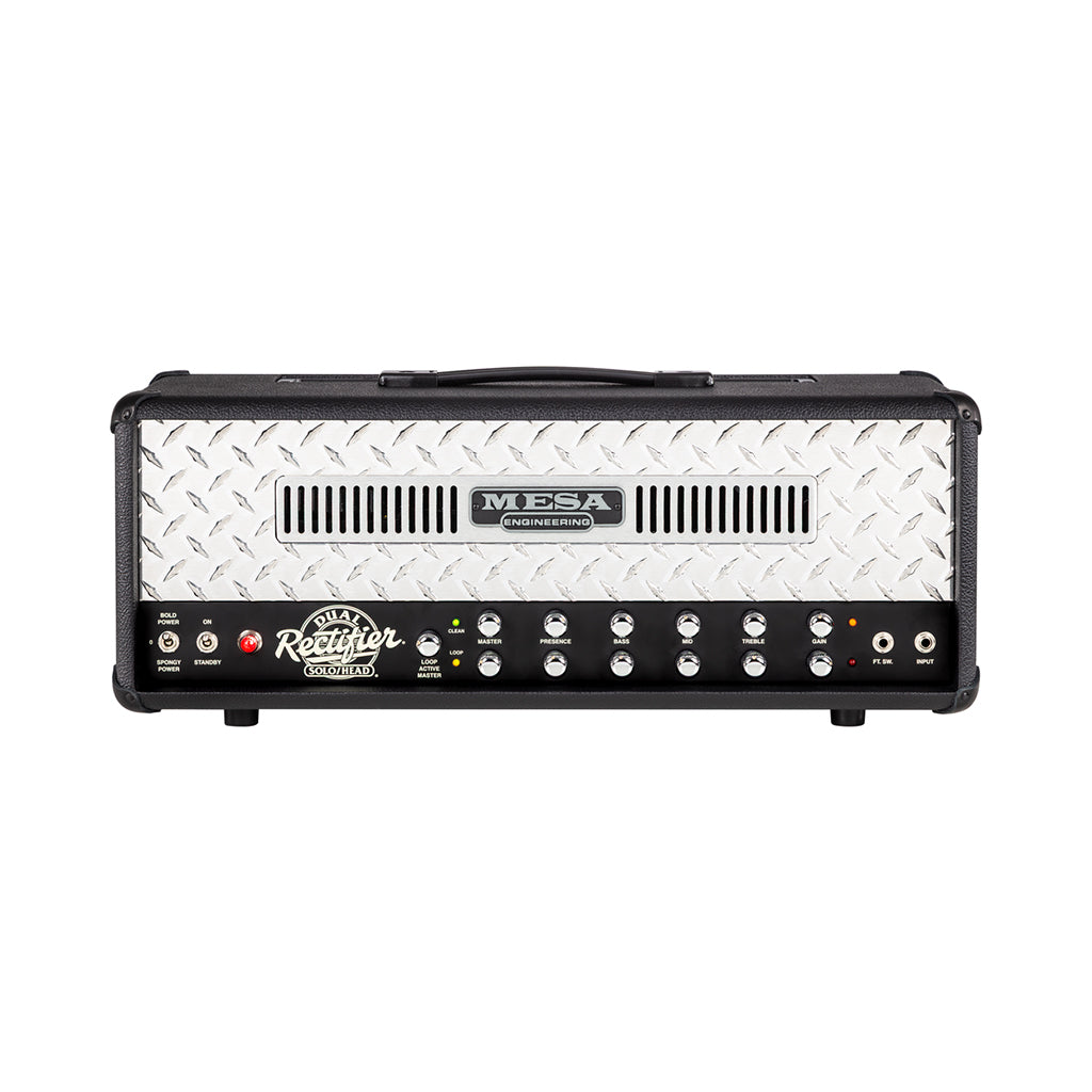 Mesa Boogie 90s Dual Rectifier 100-Watt Standard Tube Amplifier Head - Black Bronco