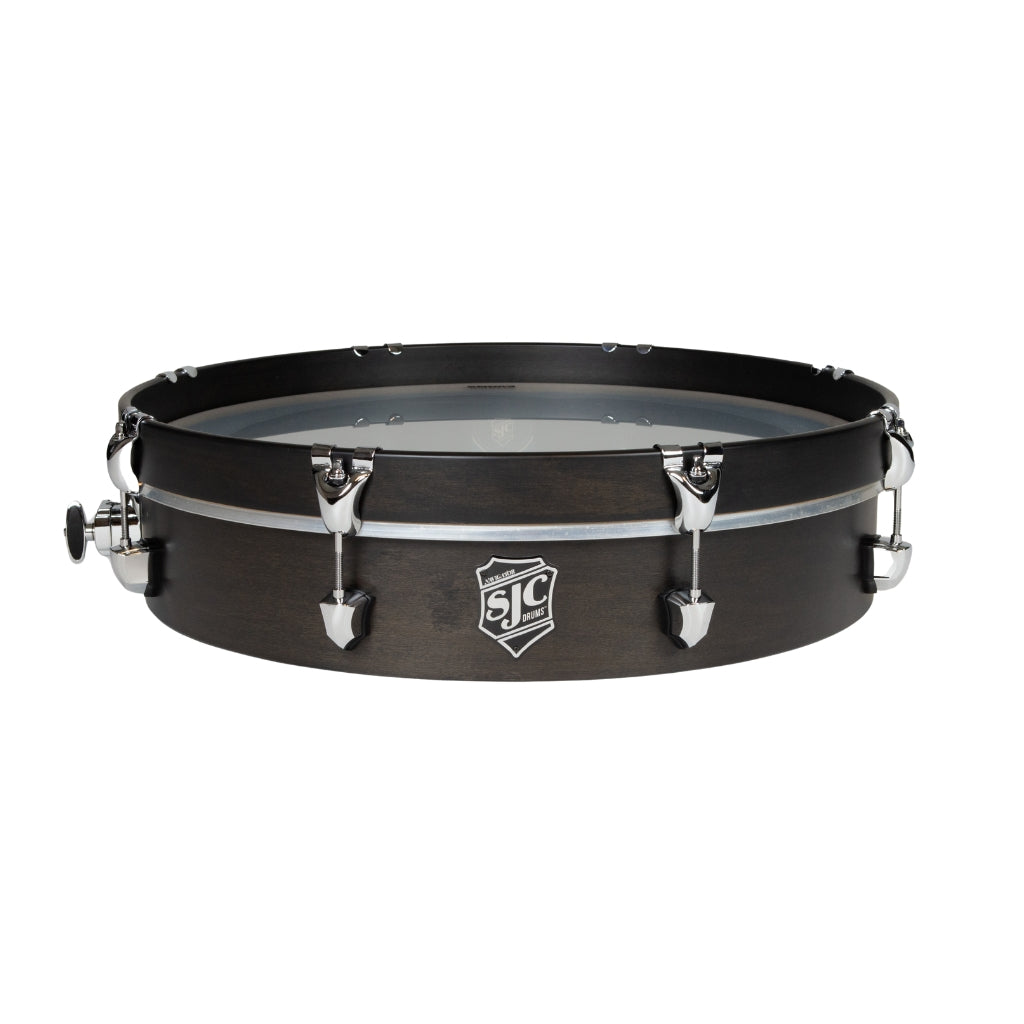 SJC Custom Drums - Navigator UFO Tom - 4 inches x 20 inches, Ghost Black