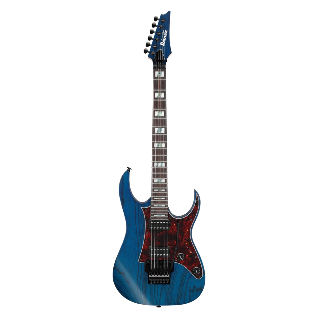 Ibanez - Prestige RG653DX Electric Guitar - Transparent Deep Blue Flat