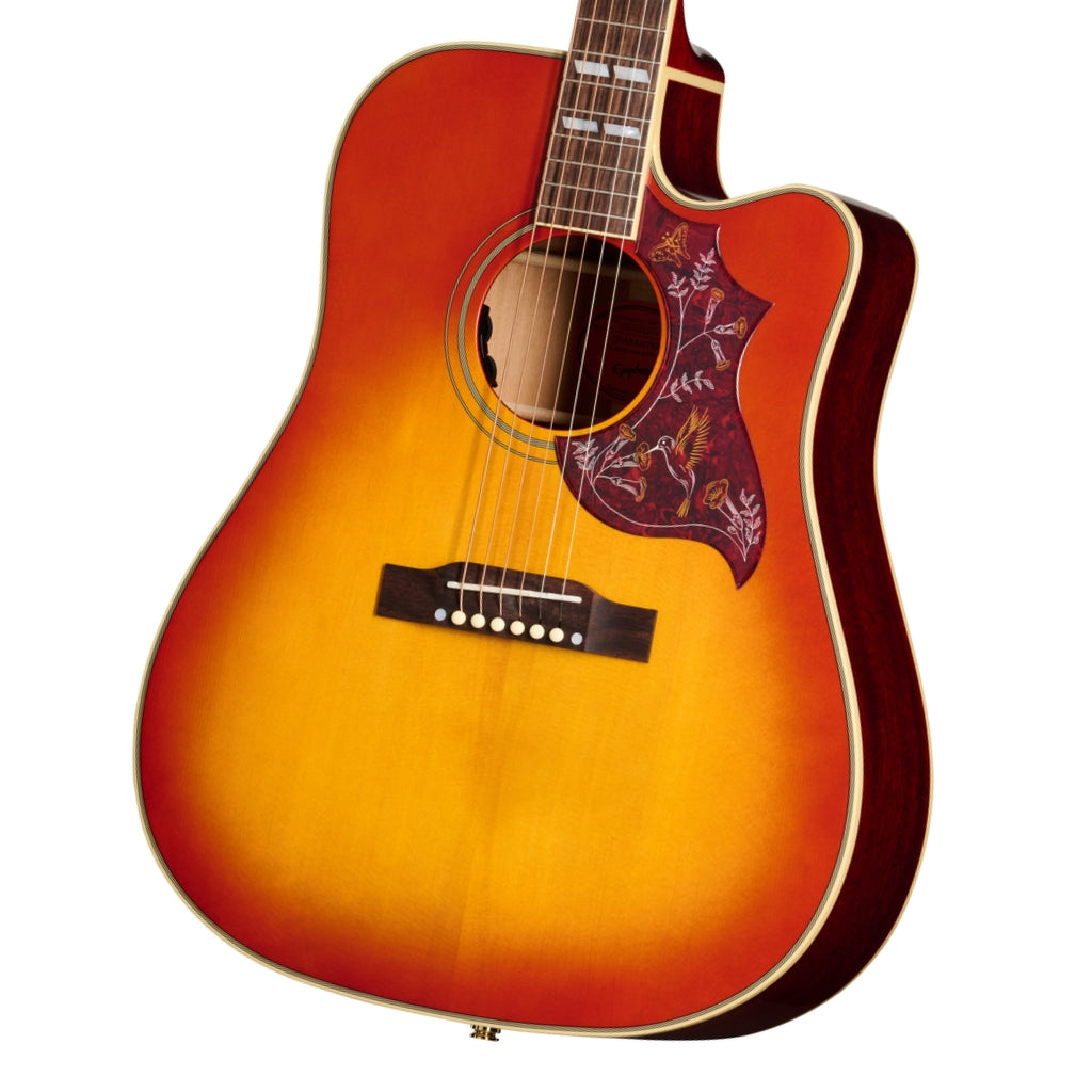 Epiphone - Hummingbird Standard EC Acoustic Guitar - Cherry Sunburst
