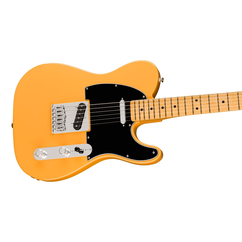 Fender - 75th Anniversary Player II Baritone Telecaster Electric Guitar - Butterscotch Blonde, Maple Fingerboard