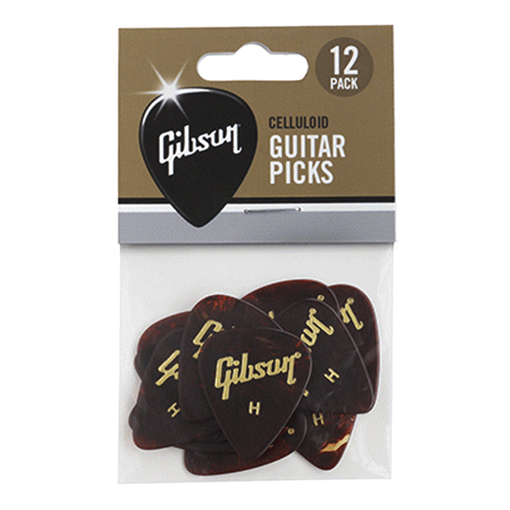 Gibson Tortoise Picks 12 Pack Heavy