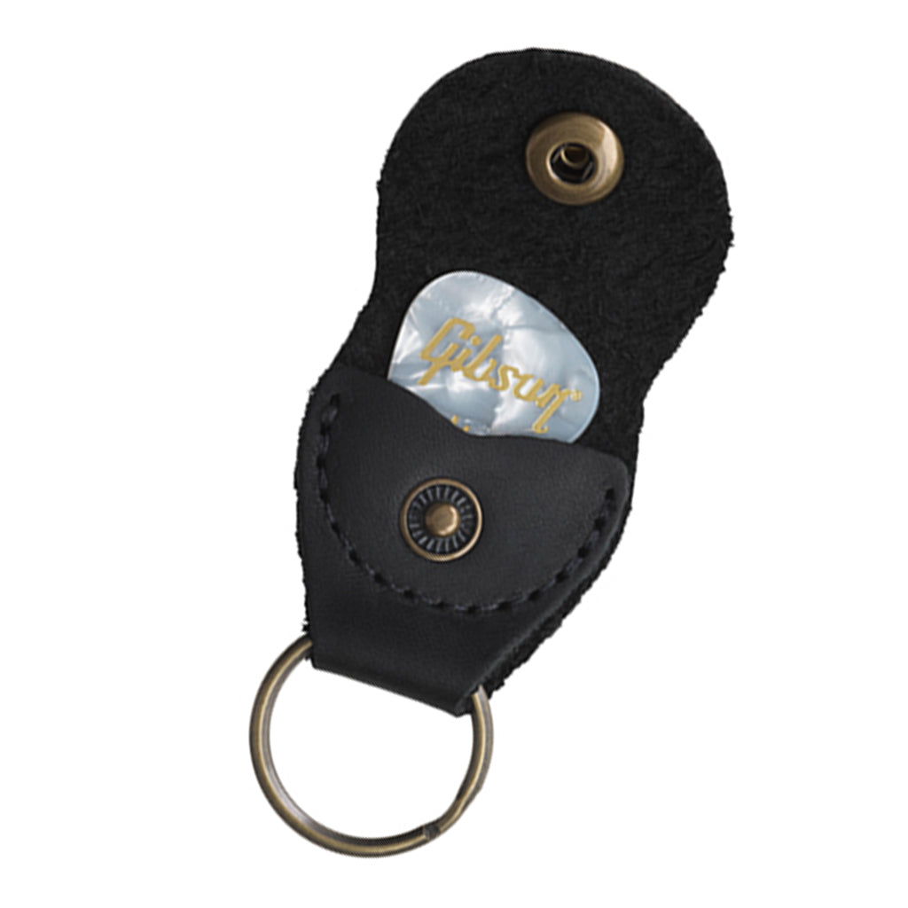 Gibson Premium Leather Pickholder Keychain