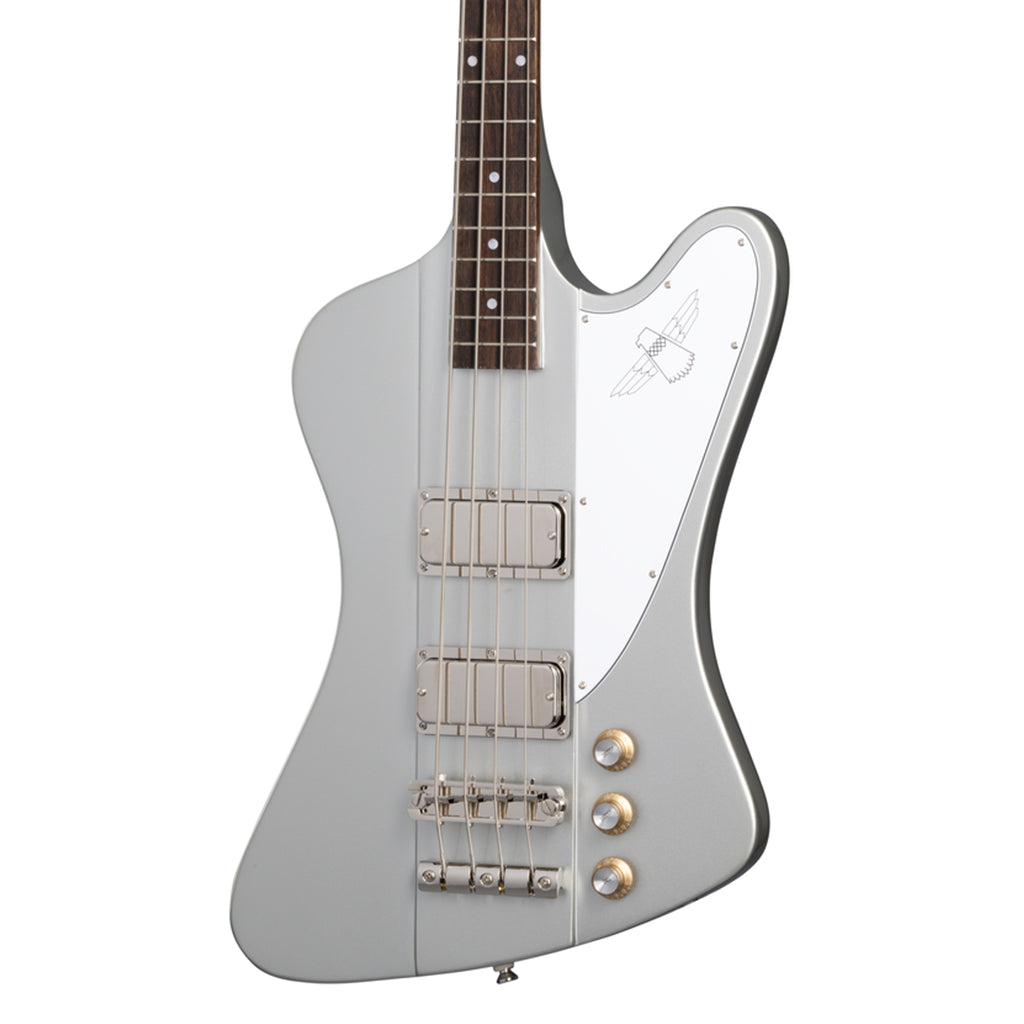 Epiphone Thunderbird 64 In Gig Bag Silver Mist