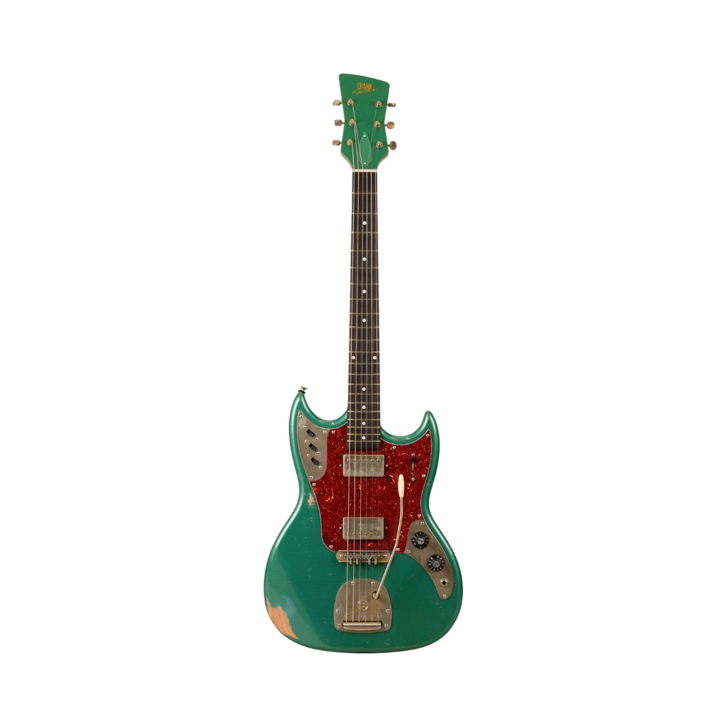 Frank Brothers Sonar Heavy Relic Electric Guitar - Sherwood Green front