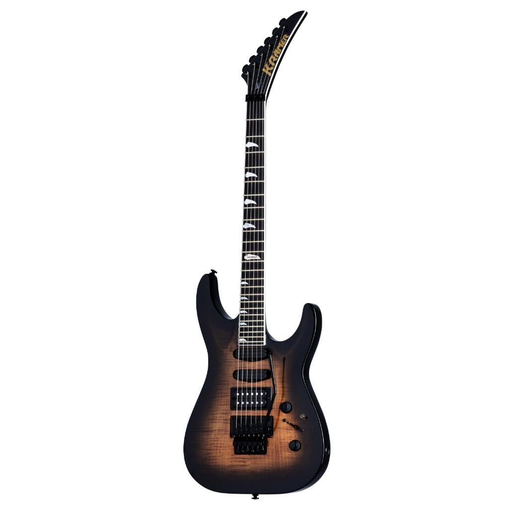 Kramer - SM-1 Figured Electric Guitar - Black Denim Perimeter