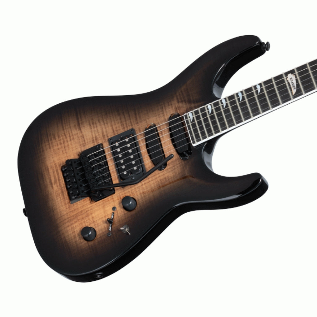 Kramer - SM-1 Figured Electric Guitar - Black Denim Perimeter