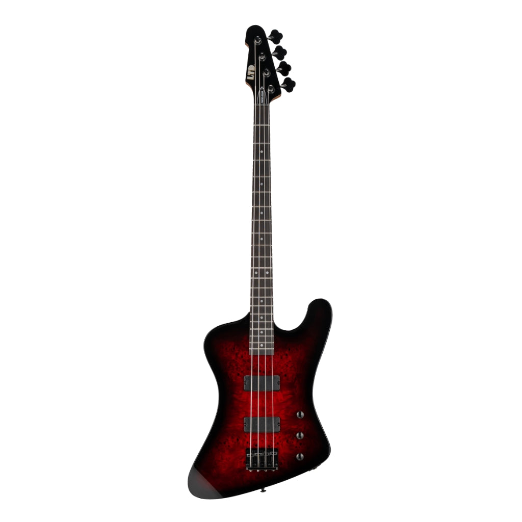 ESP LTD Phoenix-204DX Electric Bass Guitar - Red Burst