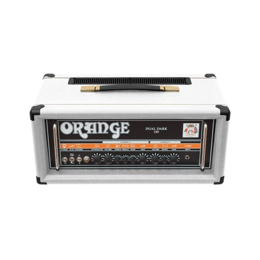 Orange - Dual Dark 100 Limited Edition Amp Head - White
