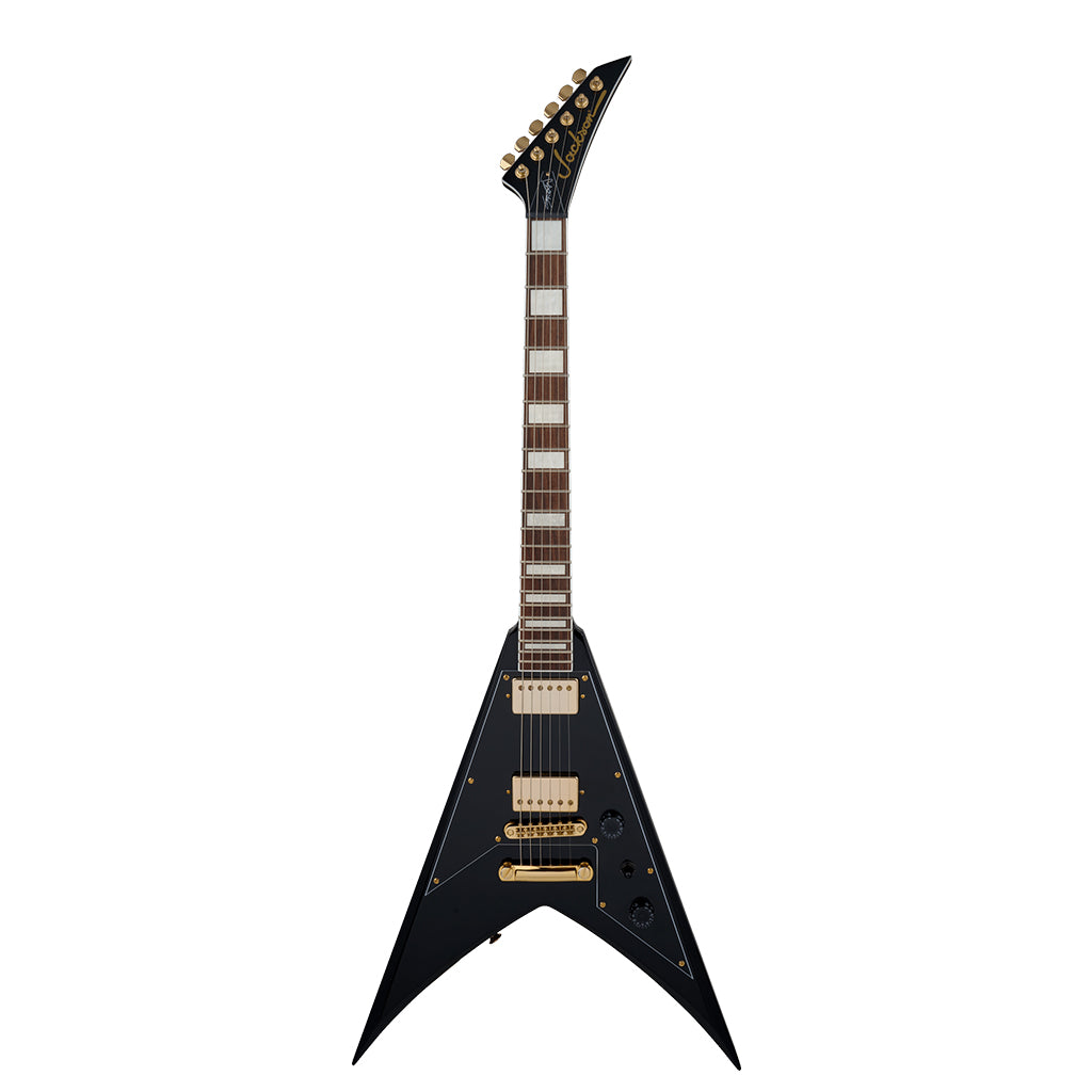 Jackson X Series Scott Ian King V KVXT Electric Guitar Gloss Black Laurel Fingerboard