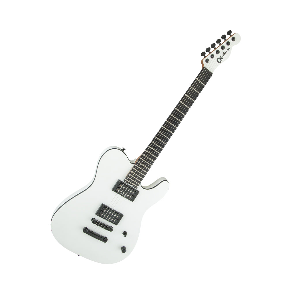 Charvel Joe Duplantier Pro Mod San Dinas S2 - Satin White - Ebony FB