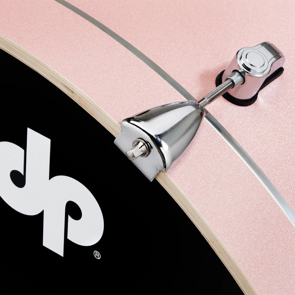 PDP Mainstage 5-Piece Complete Drum Set with Hardware and Cymbals - Pale Rose