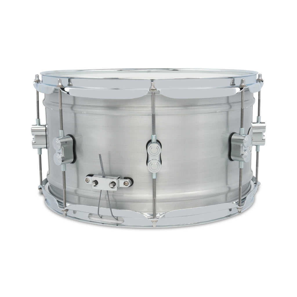 PDP - Concept Aluminum 8x14-inch 1.2mm Snare Drum - Natural Satin Brushed Aluminum