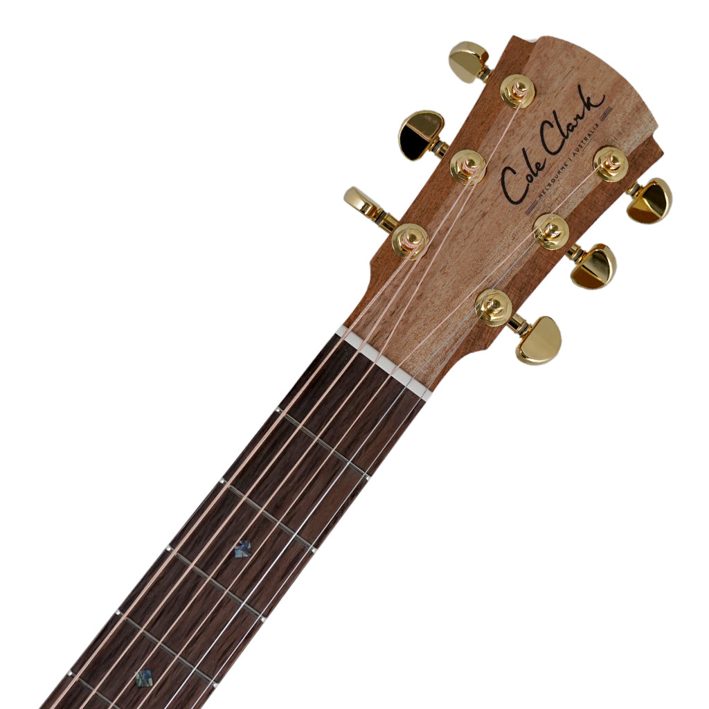 Cole Clark AN2EC-RDBL Grand Auditorium Cutaway Redwood Blackwood