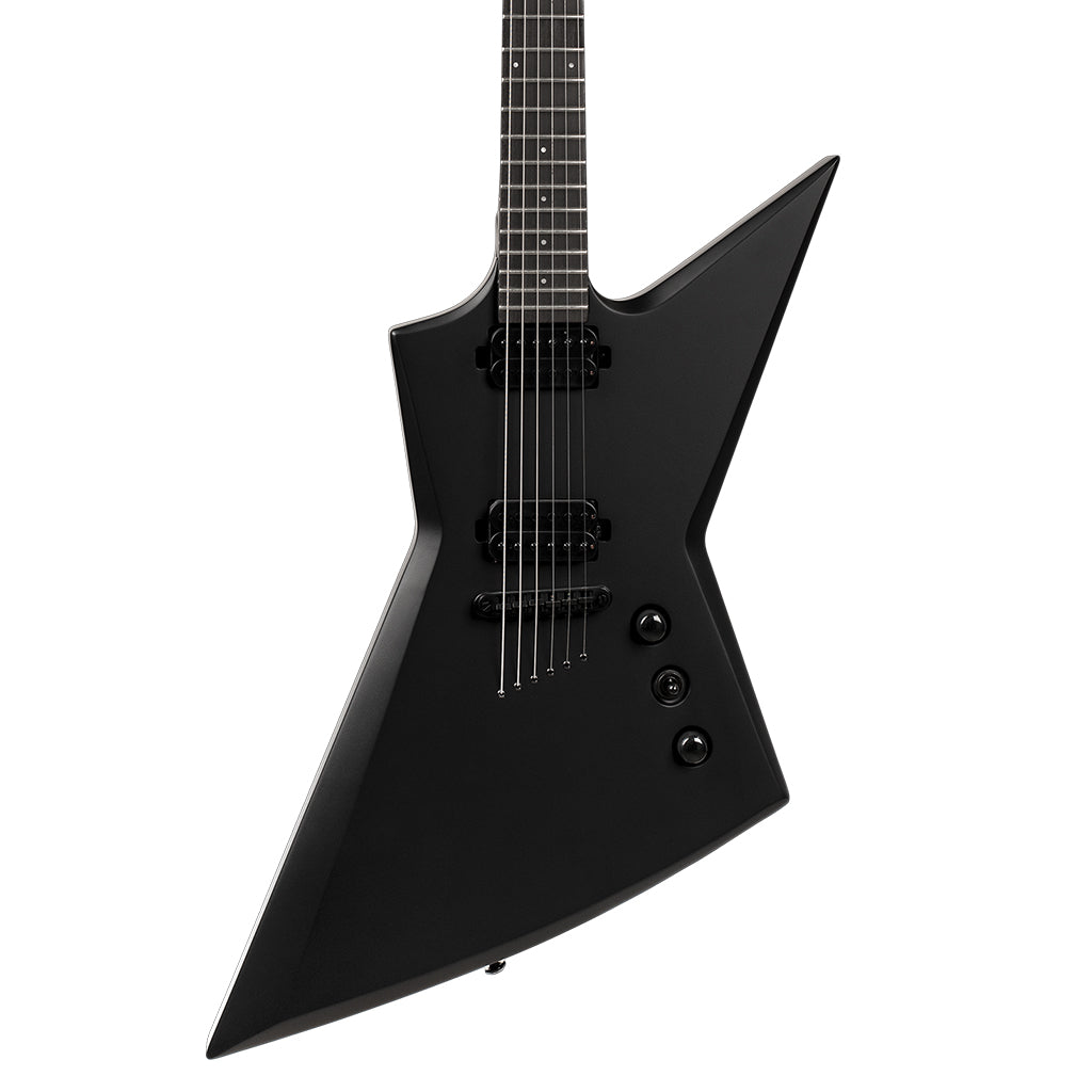 S by Solar EB4.6C Electric Guitar - Carbon Black Matte sky music