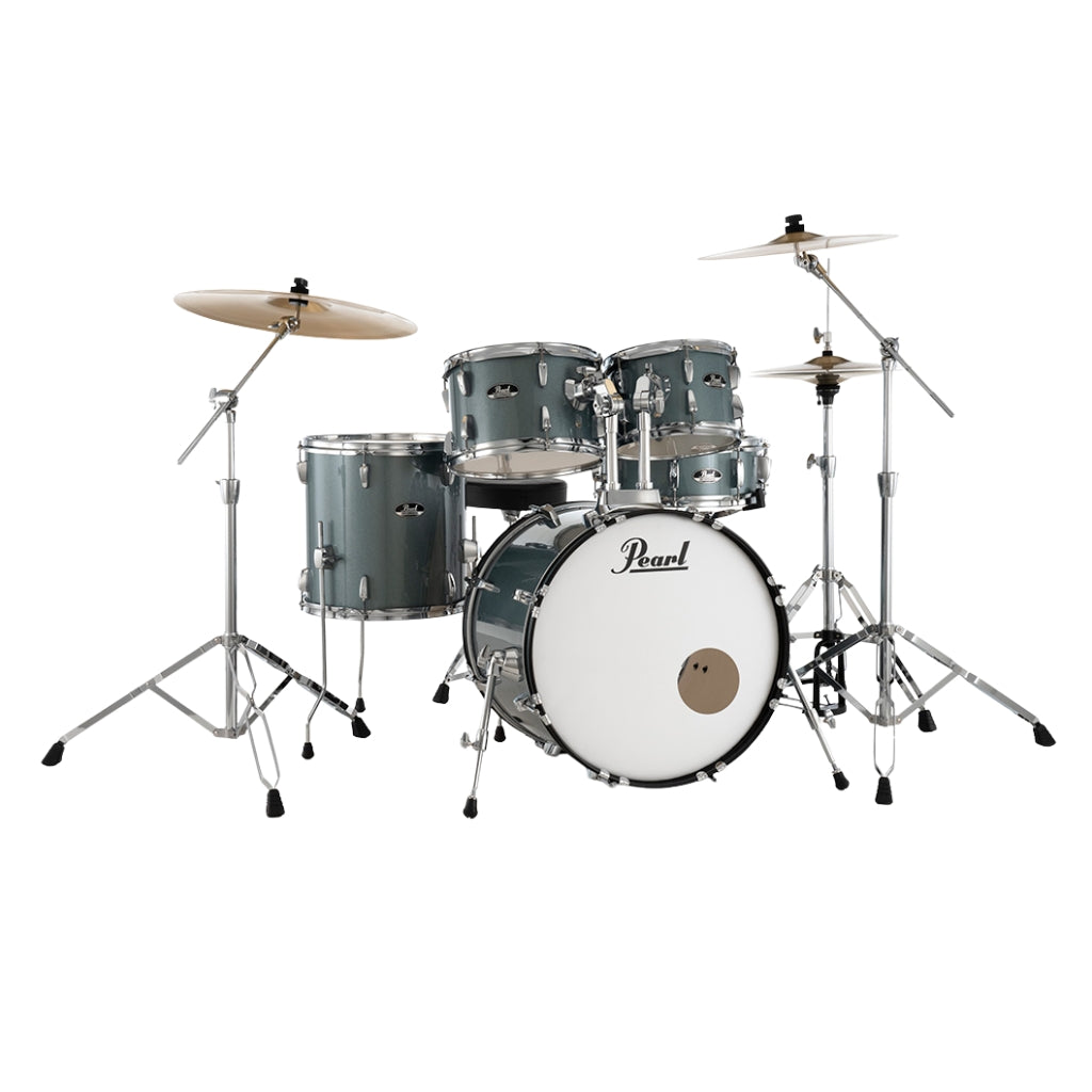 Pearl - Roadshow-Plus 5pc 20" with BRD-1 Cymbals Drum Package - Charcoal Metallic