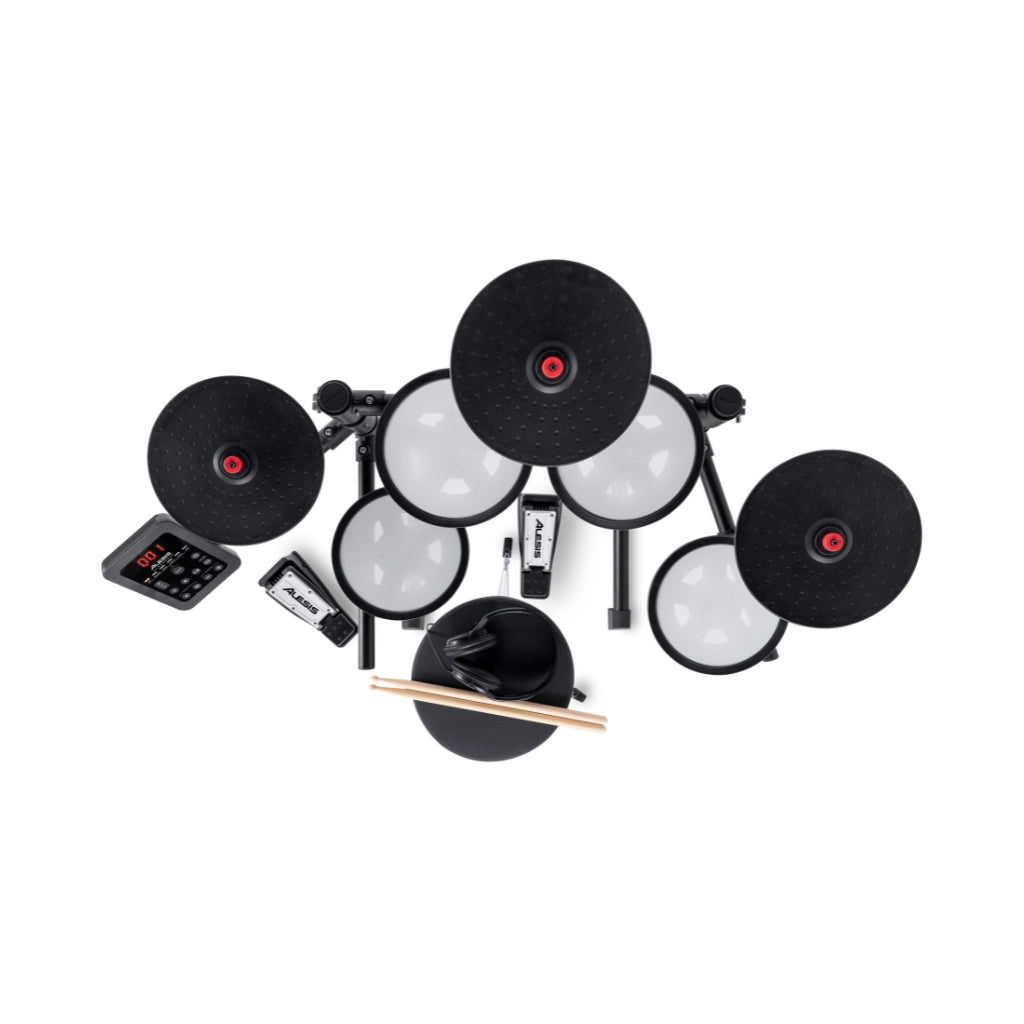 Alesis - Turbo Max All-in-One - 7-Piece Electronic Drum Kit for New Drummers