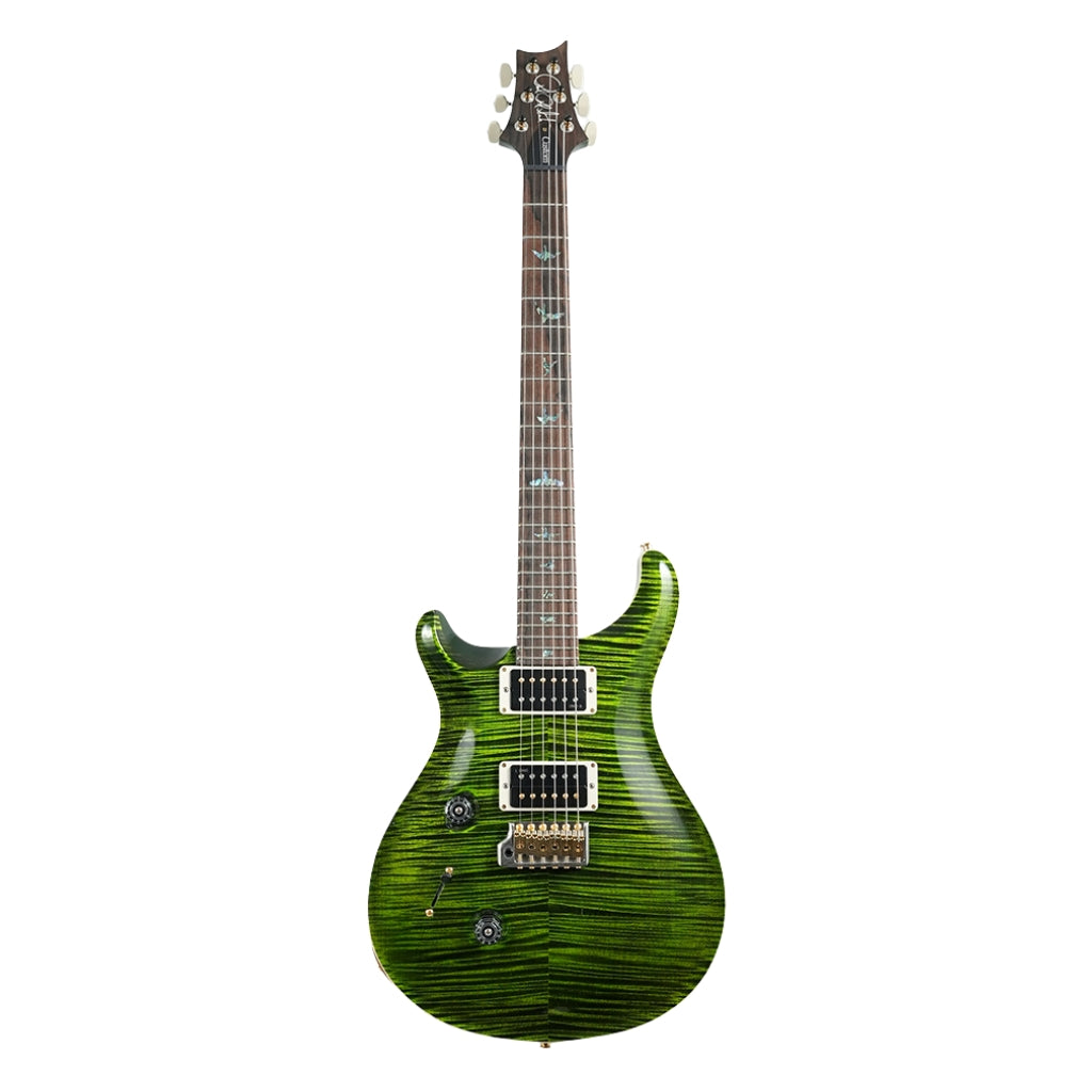 PRS Wood Library - Custom 24 Left-Handed 10-Top Electric Guitar - Jade, Flame Top
