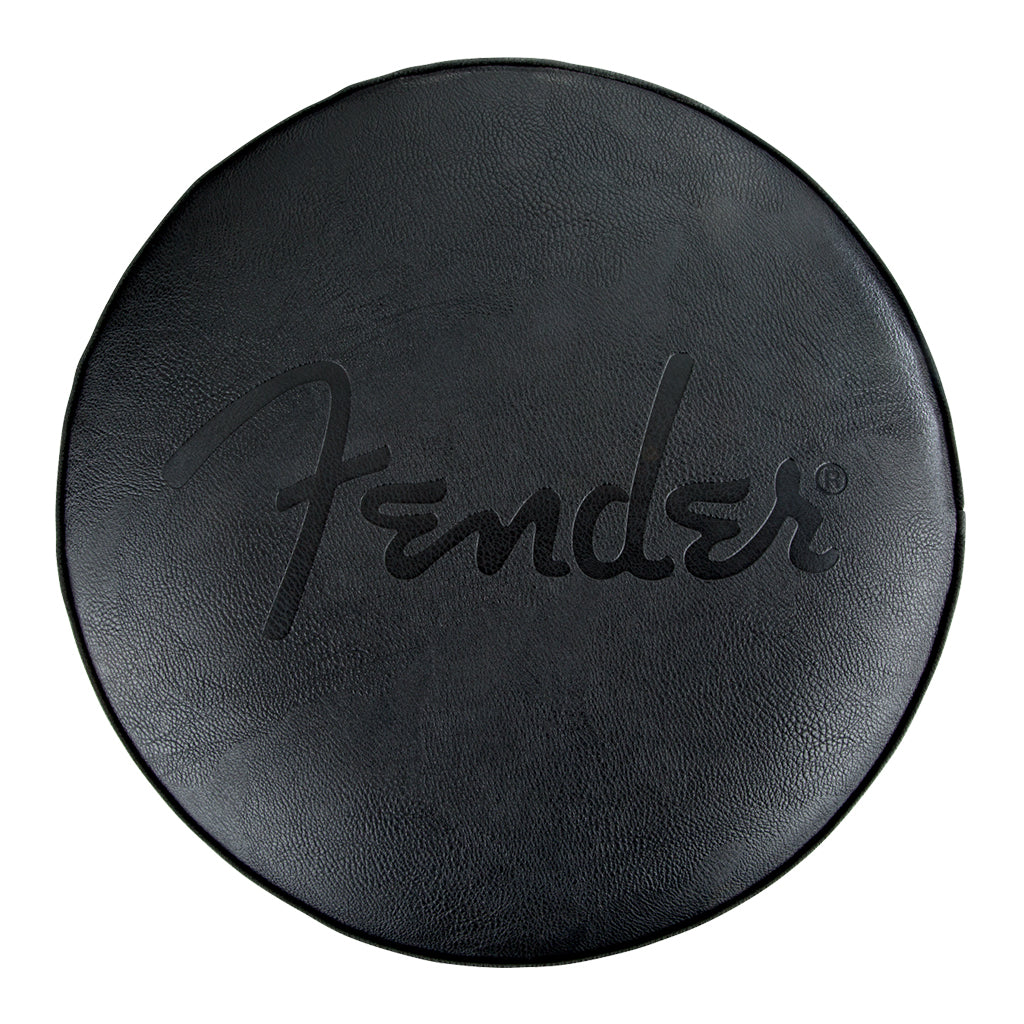 Fender Embossed Black Logo Barstool in Black 24 Inch