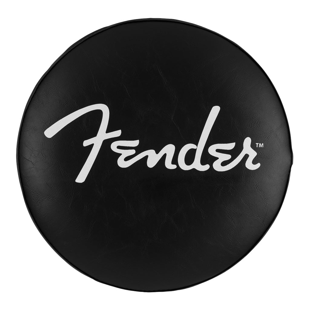 Fender Spaghetti Logo Pick Pouch Barstool in Black 30 inch