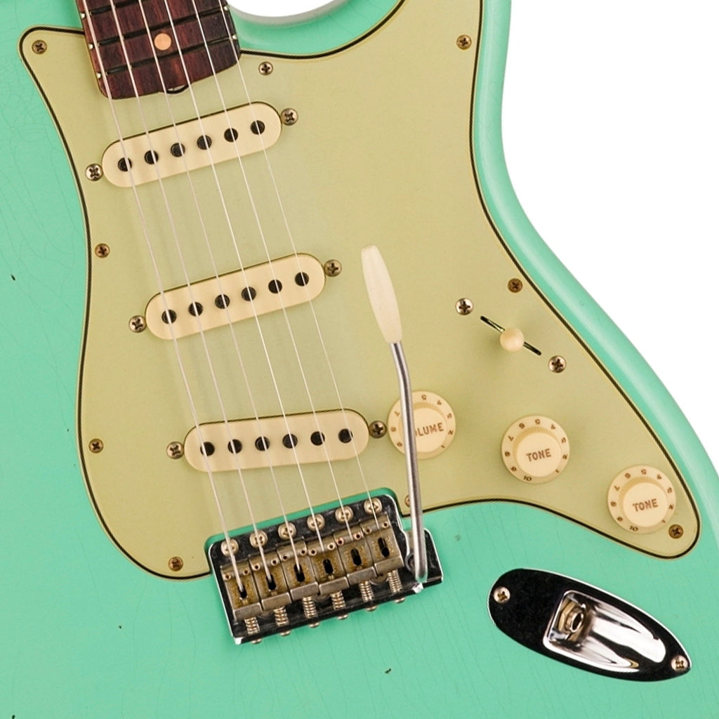 Fender Custom Shop Time Machine 59 Stratocaster Journeyman Relic Super Faded Aged Seafoam Green