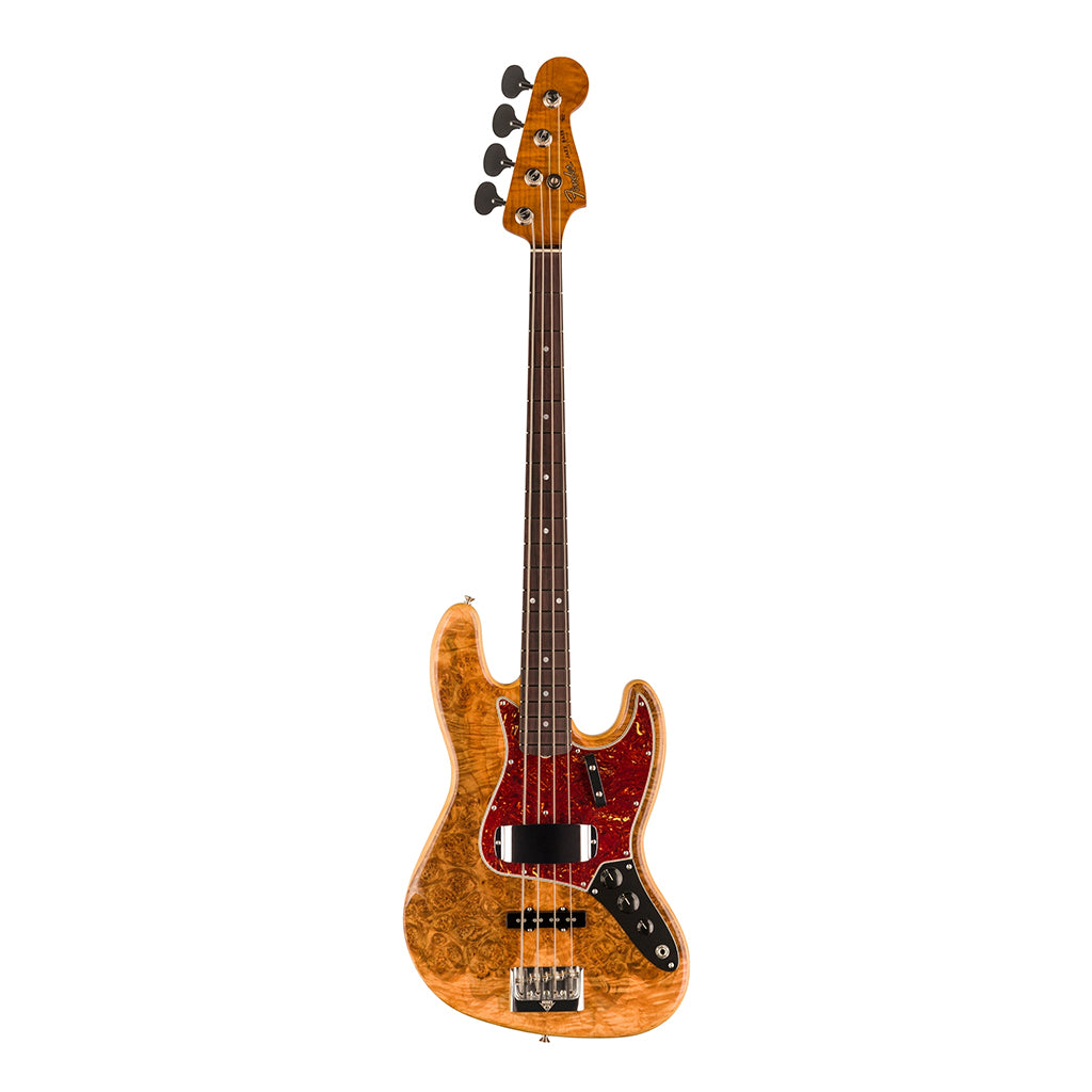 Fender Custom Shop Artisan Maple Burl Jazz Bass NOS Aged Natural
