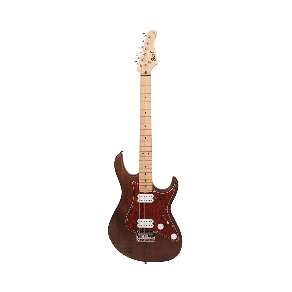 Cort G100 HH Electric Guitar - Open Pore Walnut