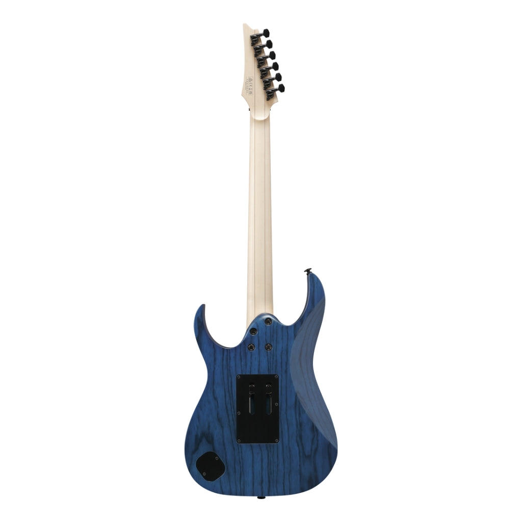 Ibanez - Prestige RG653DX Electric Guitar - Transparent Deep Blue Flat