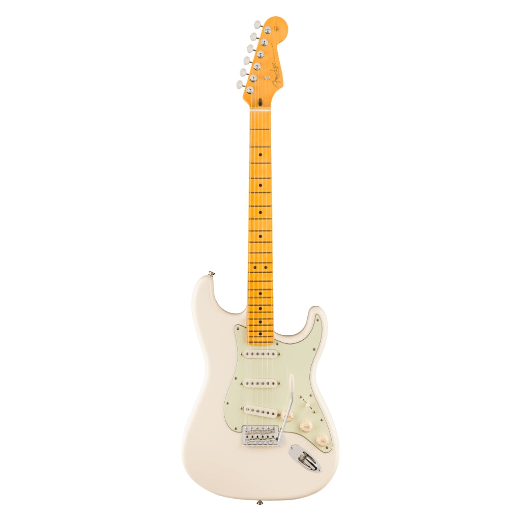Fender - Limited Edition American Professional Classic Stratocaster featuring the Fender Silent System - Olympic White, Maple Fingerboard