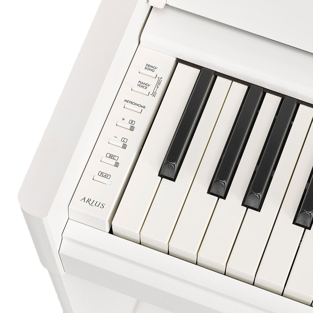 Yamaha - YDPS5WH Arius Slimline Digital Piano - White