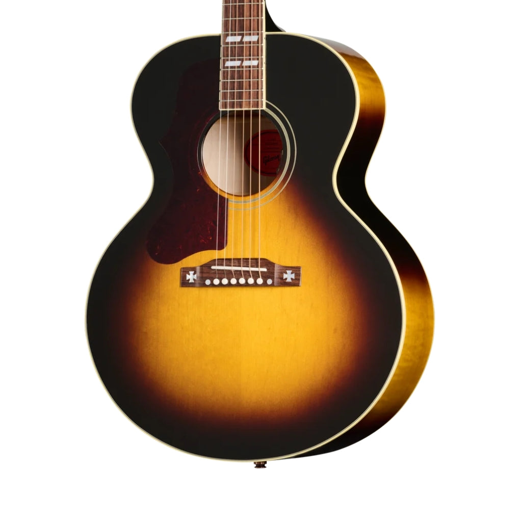 Gibson J185 Original Left Handed Acoustic-Electric Guitar - Vintage Sunburst sky music