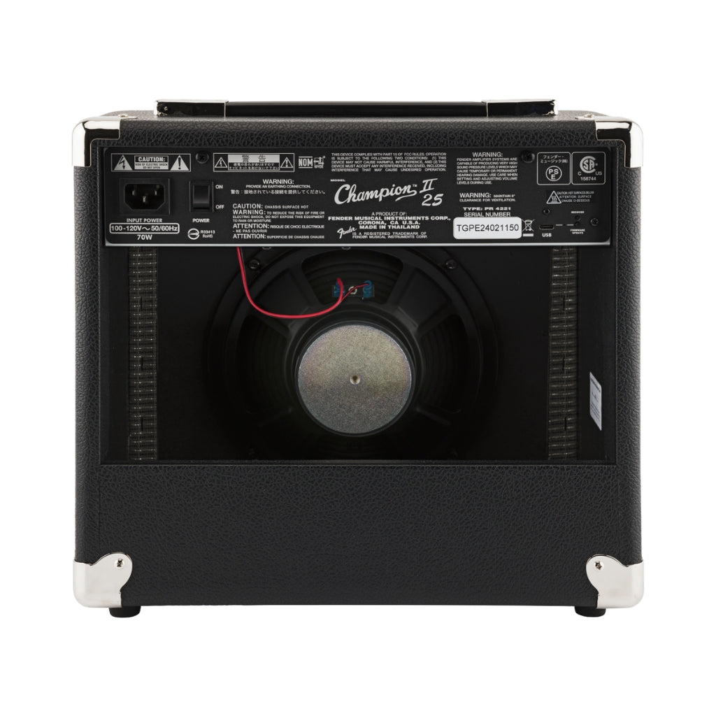 Fender - Champion II 25-watt 1 x 8-inch - Combo Amplifier