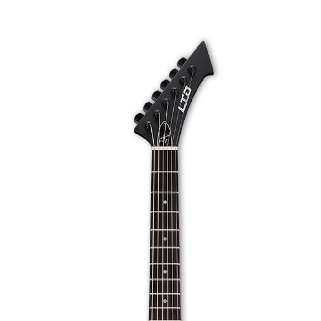 ESP LTD James Hetfield Signature Snakebyte Electric Guitar - Black Satin - LJH-SNAKEBYTEBS