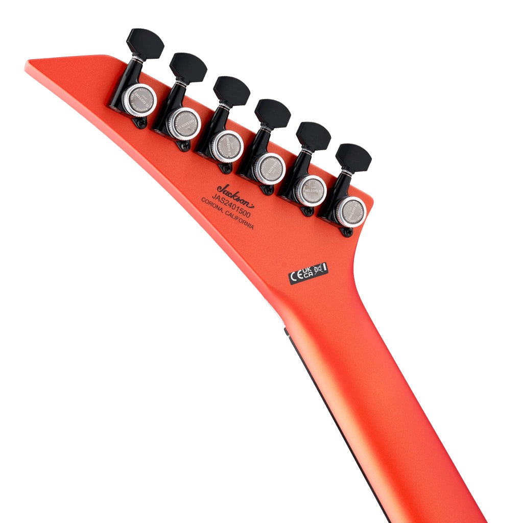 Jackson American Series Soloist SL2 HT Electric Guitar Ebony Fingerboard Satin Lambo Orange