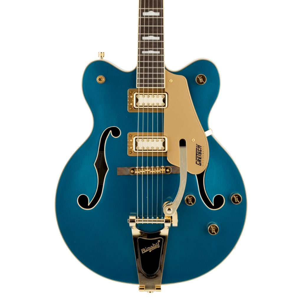 Gretsch - G5422TG Electromatic Pristine LTD Hollow Body Double-Cut with Bigsby Electric Guitar - Petrol, Laurel Fingerboard