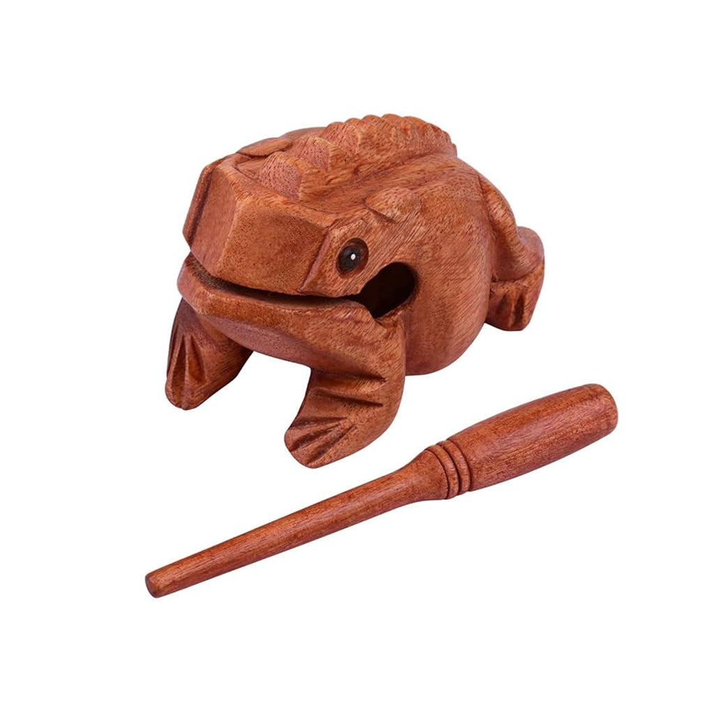 Mano Percussion Guiro Tone Frog w/Wooden Beater - Large