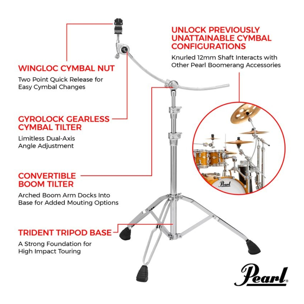 Pearl - B-1030C - Curved Boom Cymbal Stand